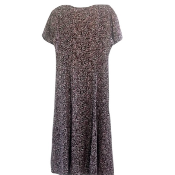 Vintage 90s Ditsy Floral Cottagecore Maxi Dress - Picture 2 of 13